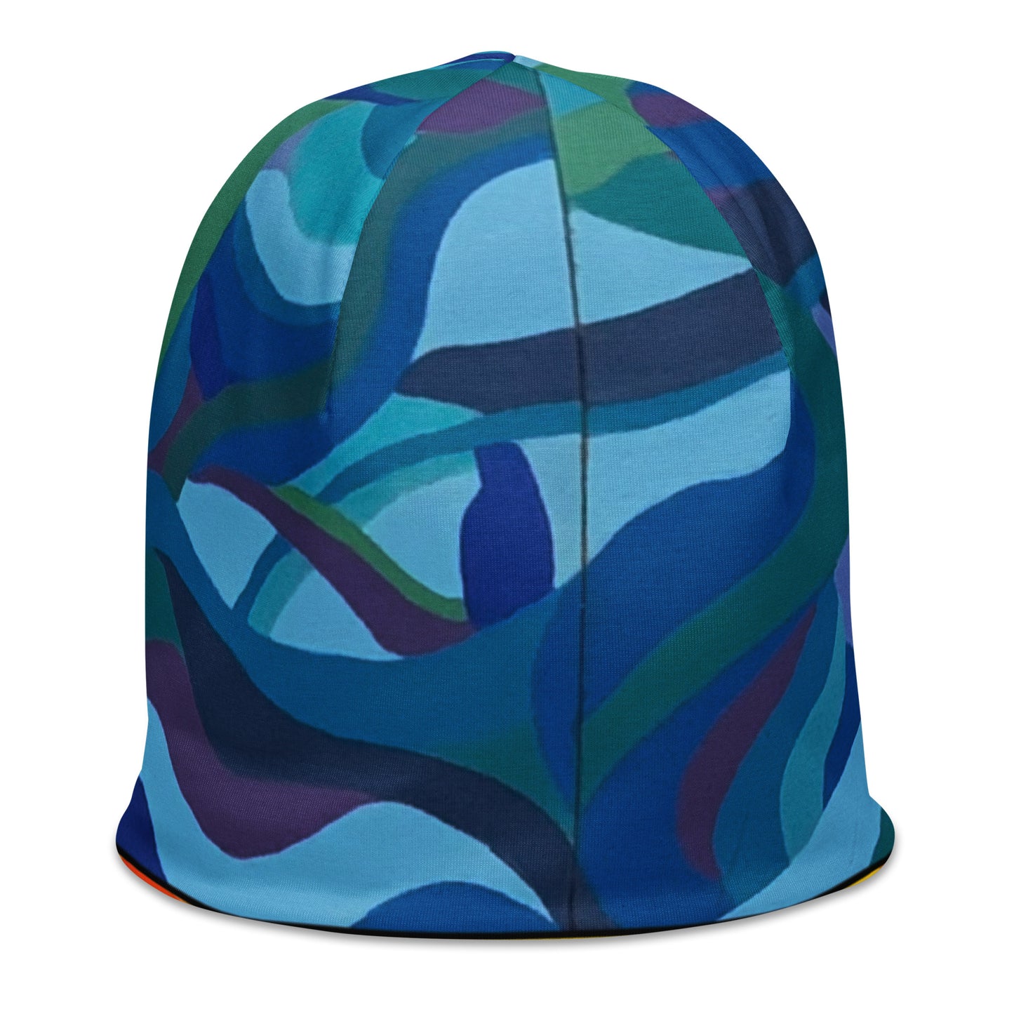 blue sea All-Over Print Beanie