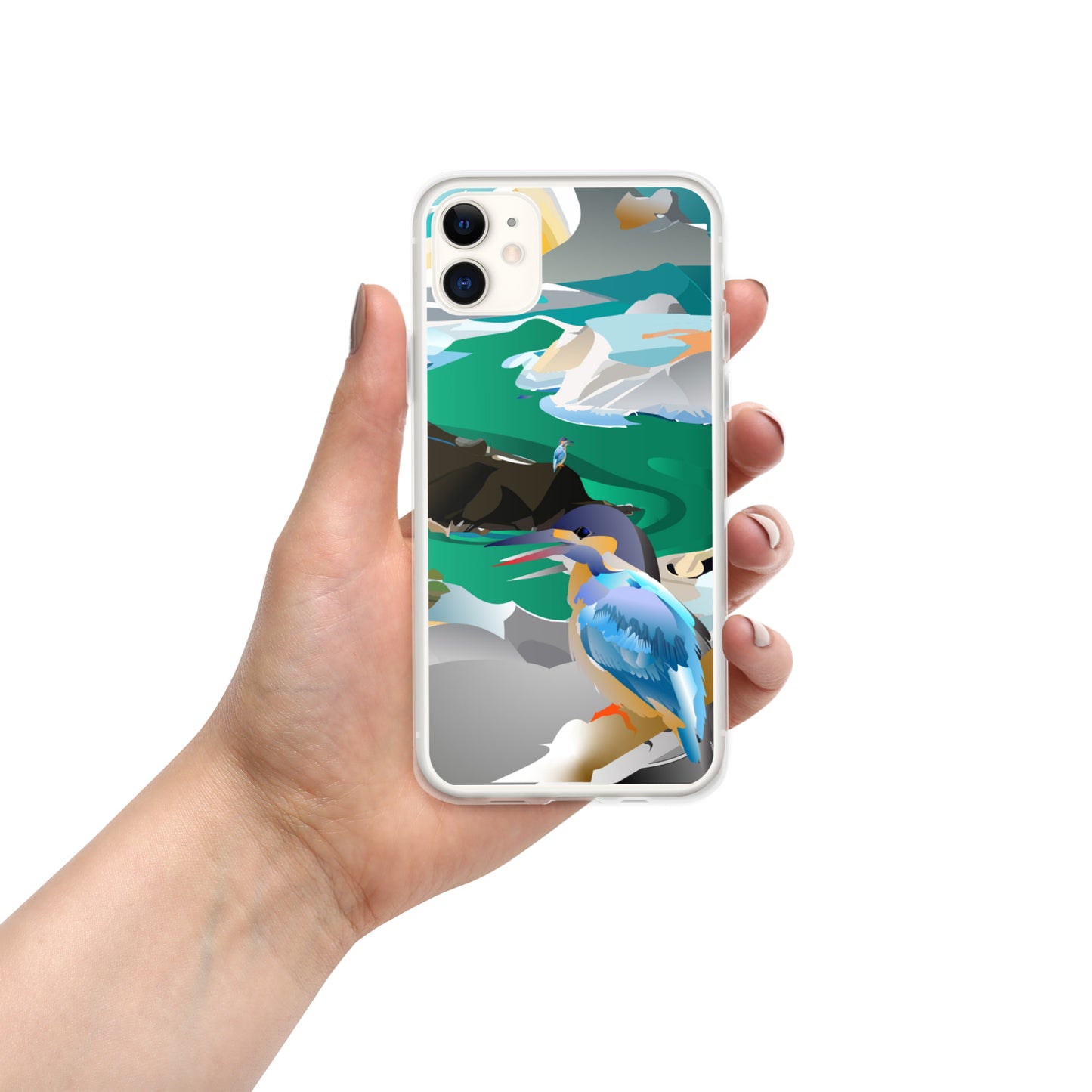 blue bird Clear Case for iPhone®