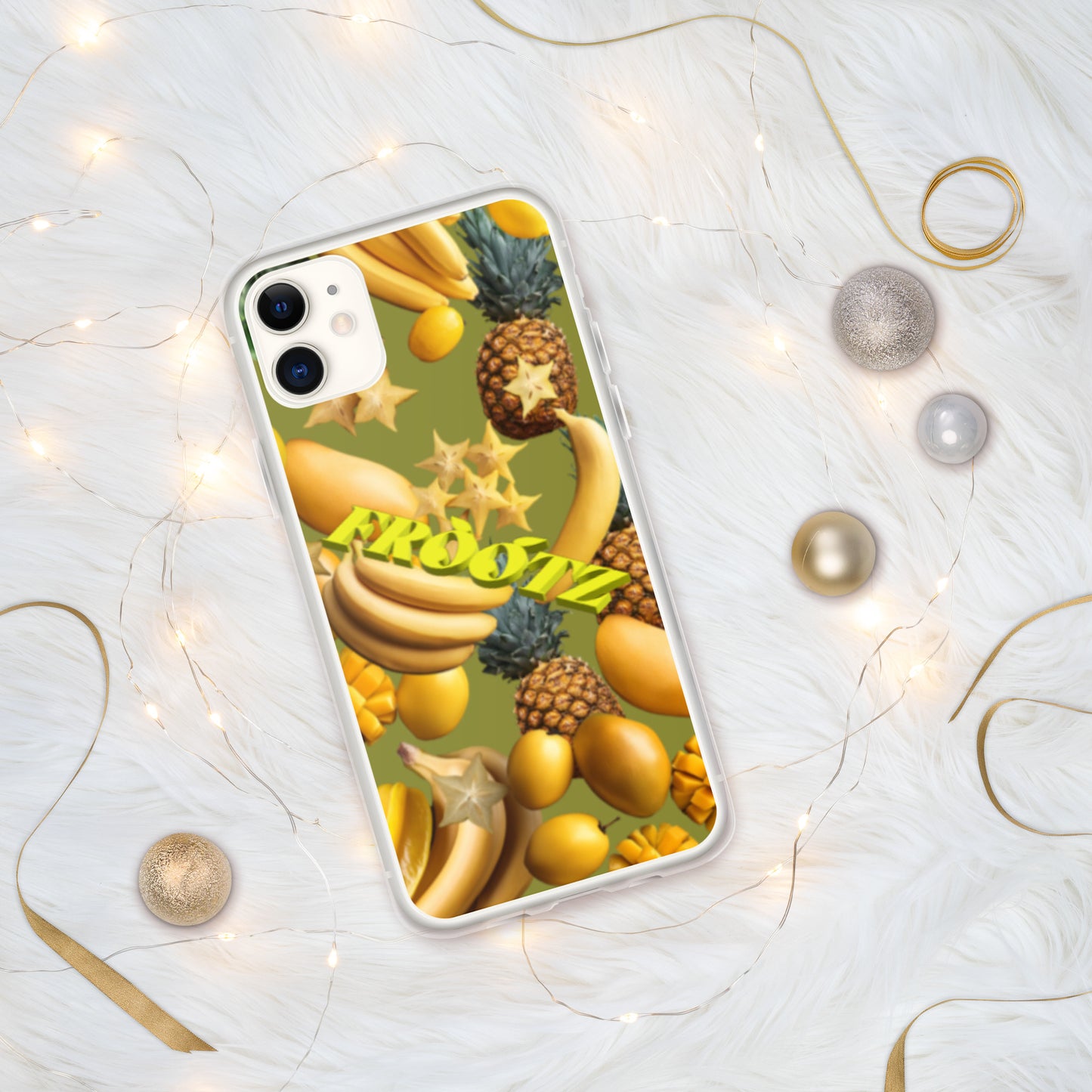 FROOTZ YELLOW Clear Case for iPhone®