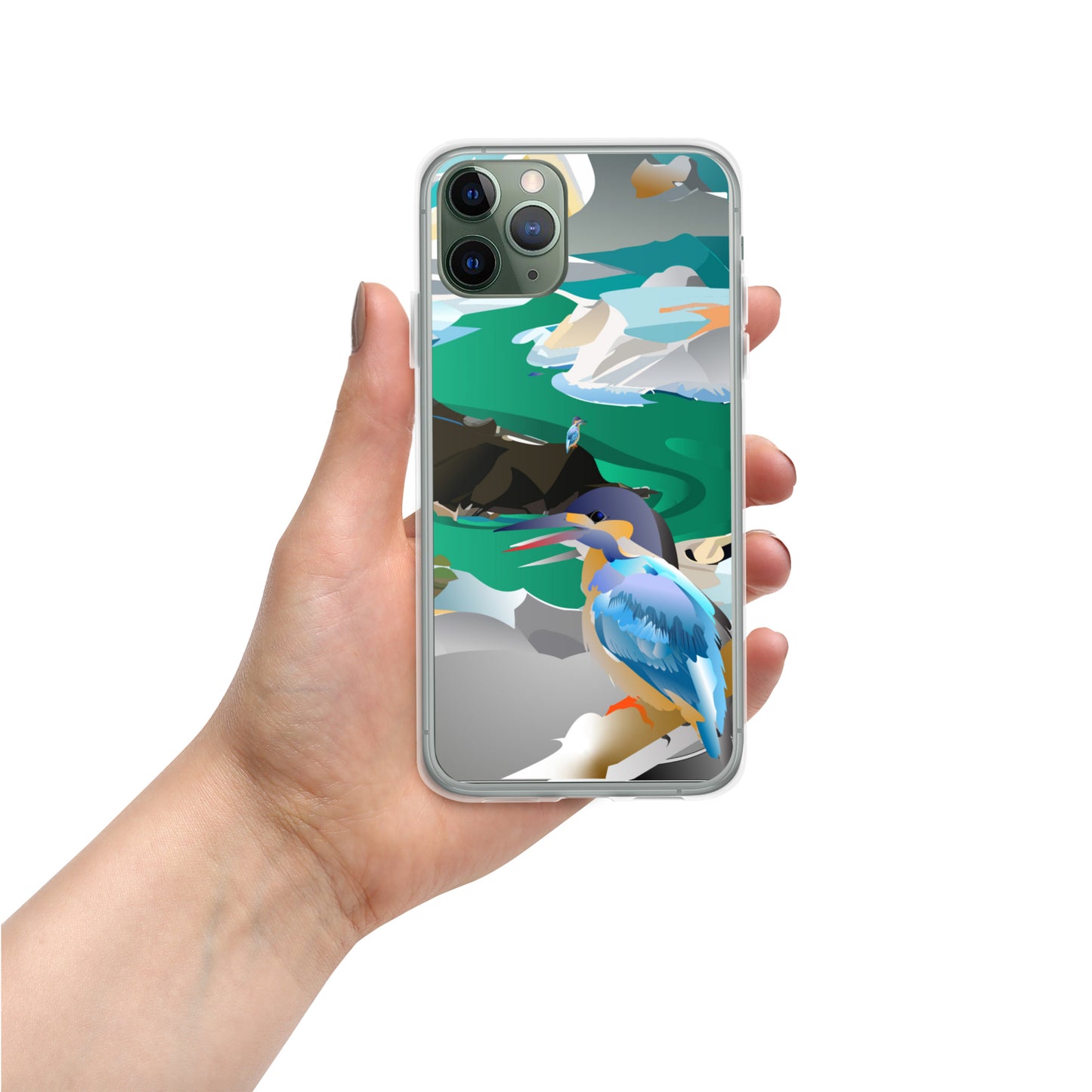 blue bird Clear Case for iPhone®