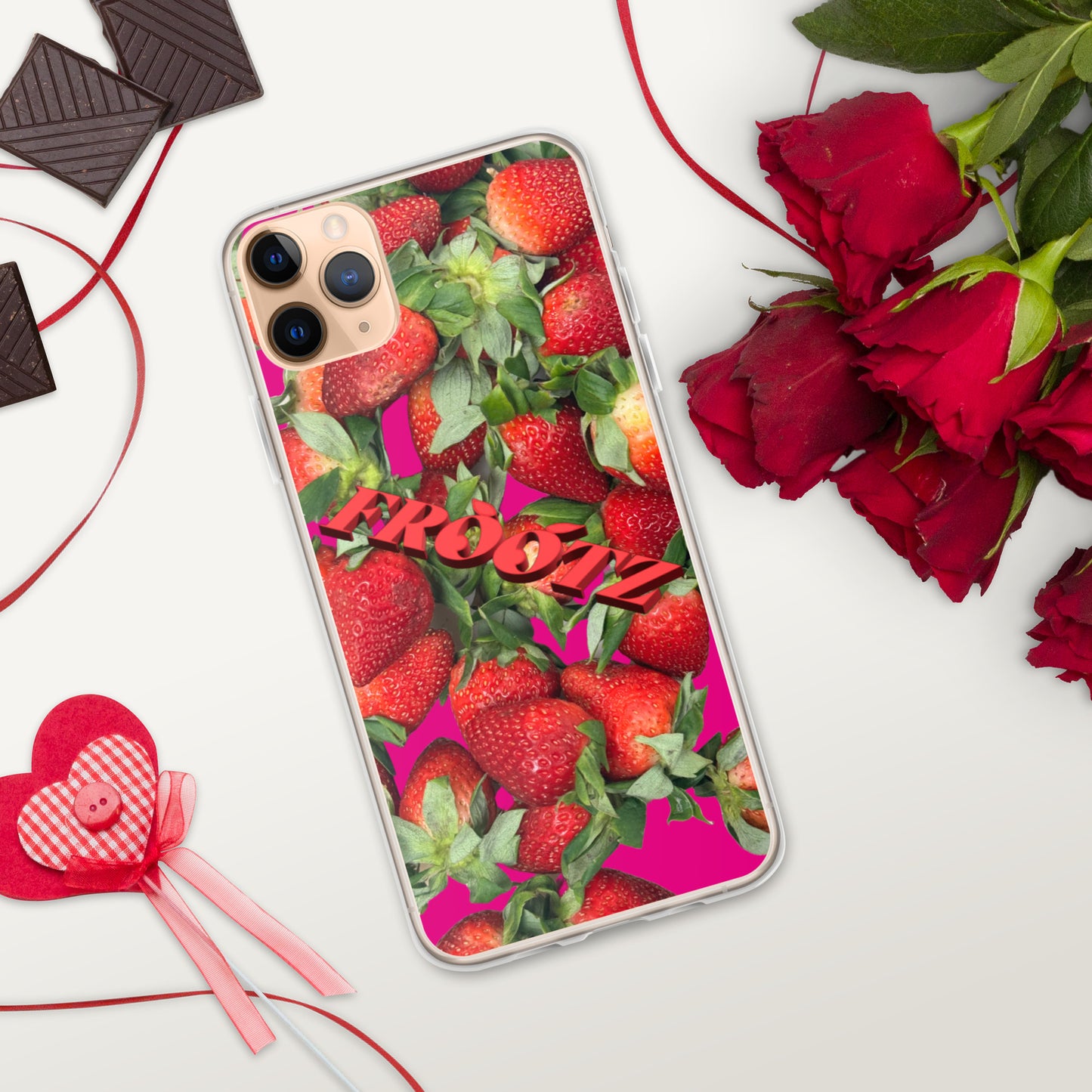 FROOTZ strawberries Clear Case for iPhone®