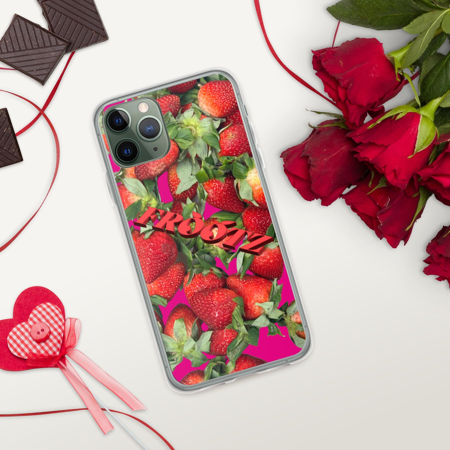 FROOTZ strawberries Clear Case for iPhone®