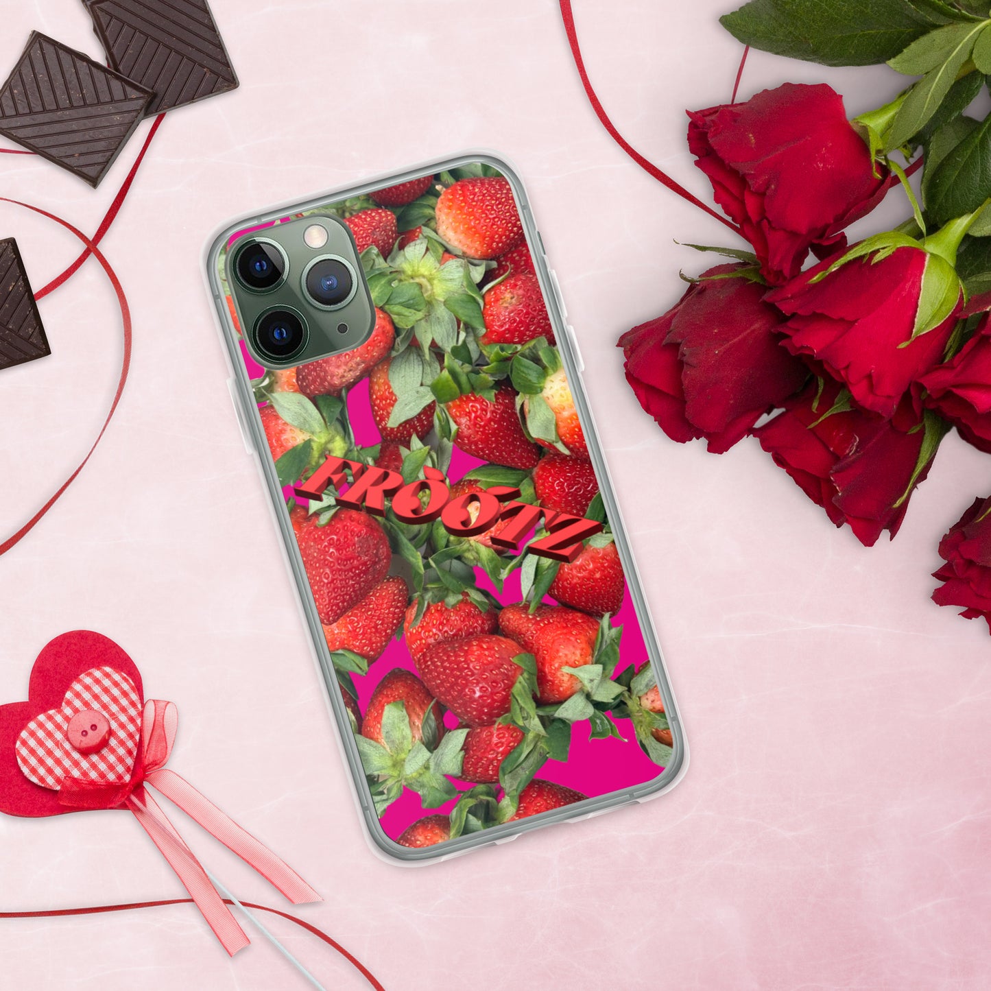 FROOTZ strawberries Clear Case for iPhone®