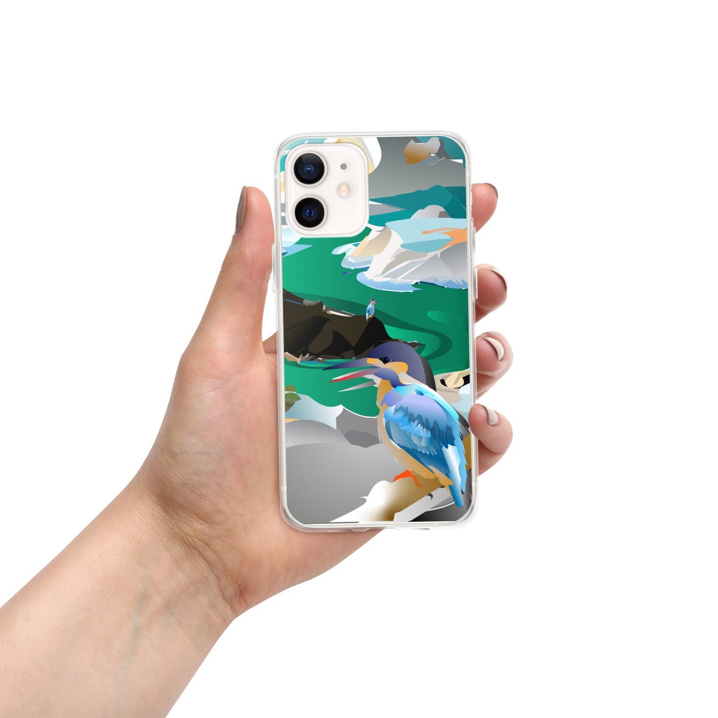 blue bird Clear Case for iPhone®