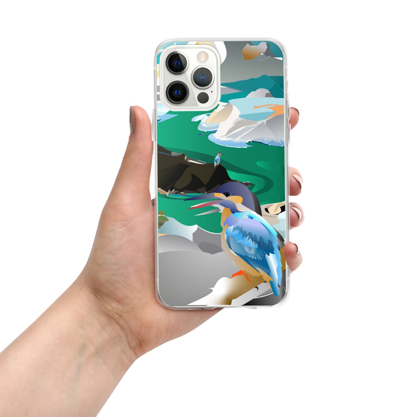 blue bird Clear Case for iPhone®