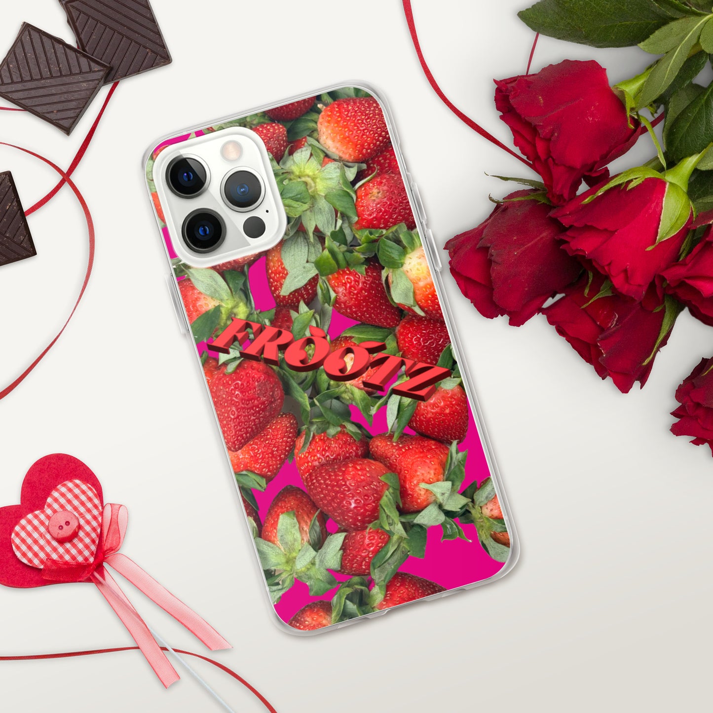 FROOTZ strawberries Clear Case for iPhone®