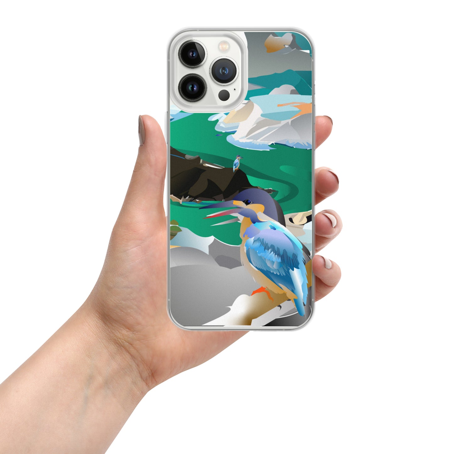 blue bird Clear Case for iPhone®