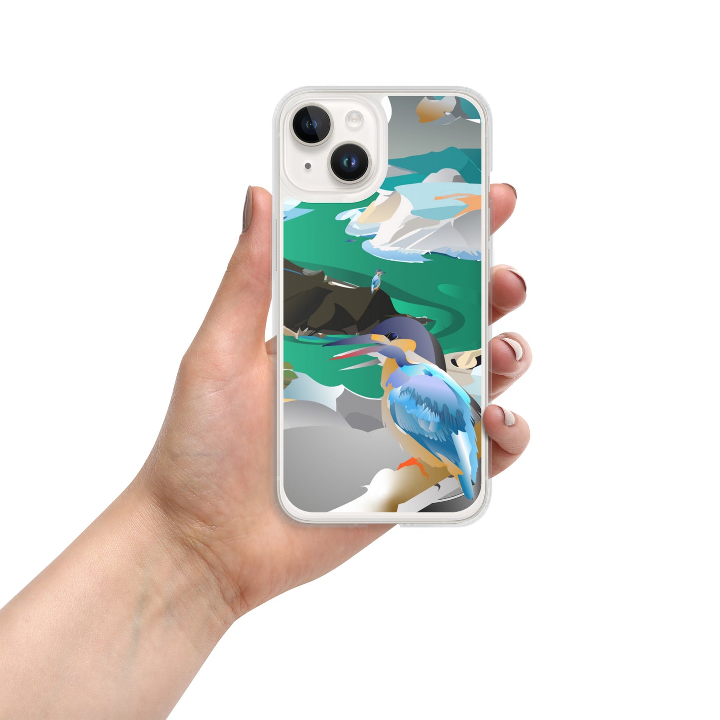 blue bird Clear Case for iPhone®