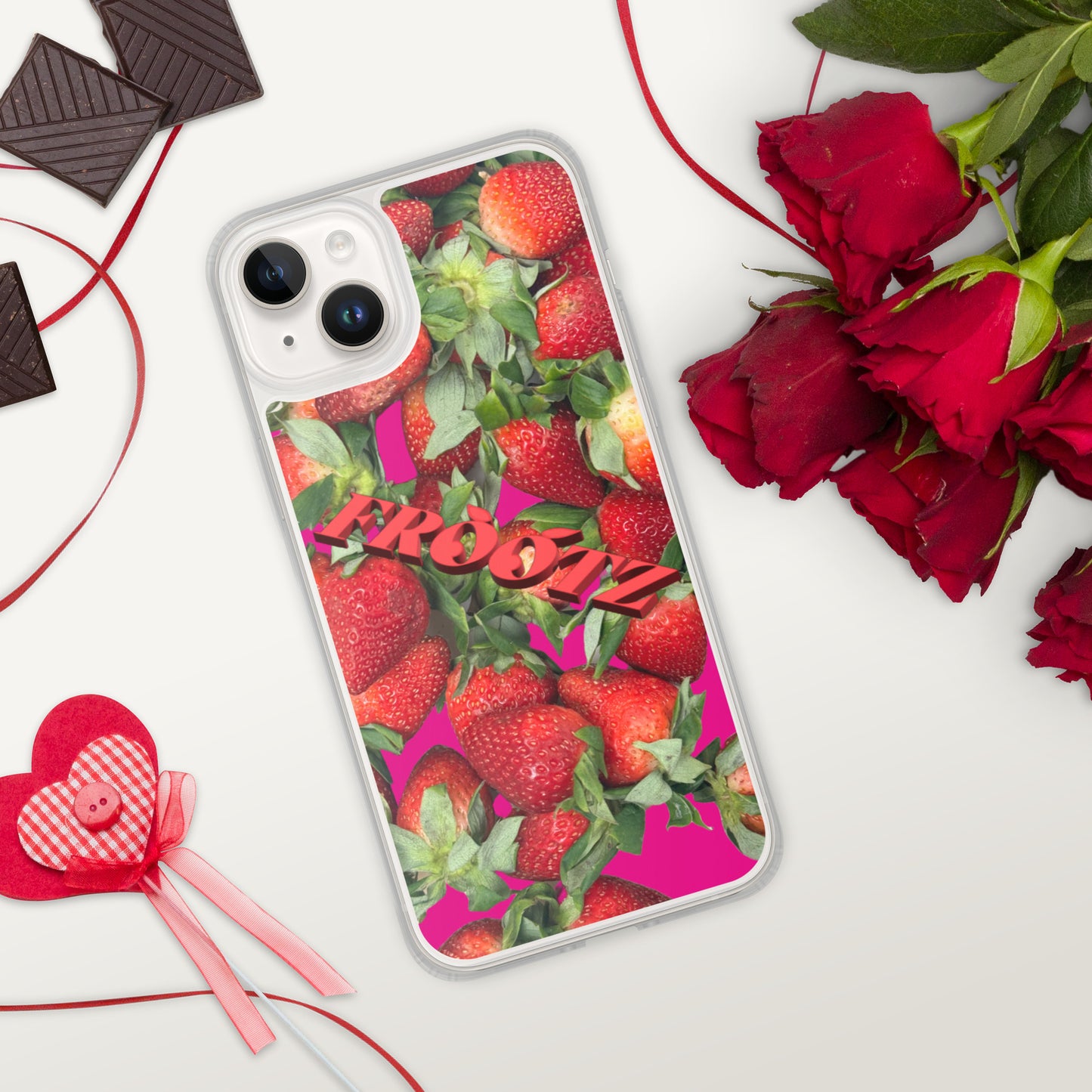 FROOTZ strawberries Clear Case for iPhone®