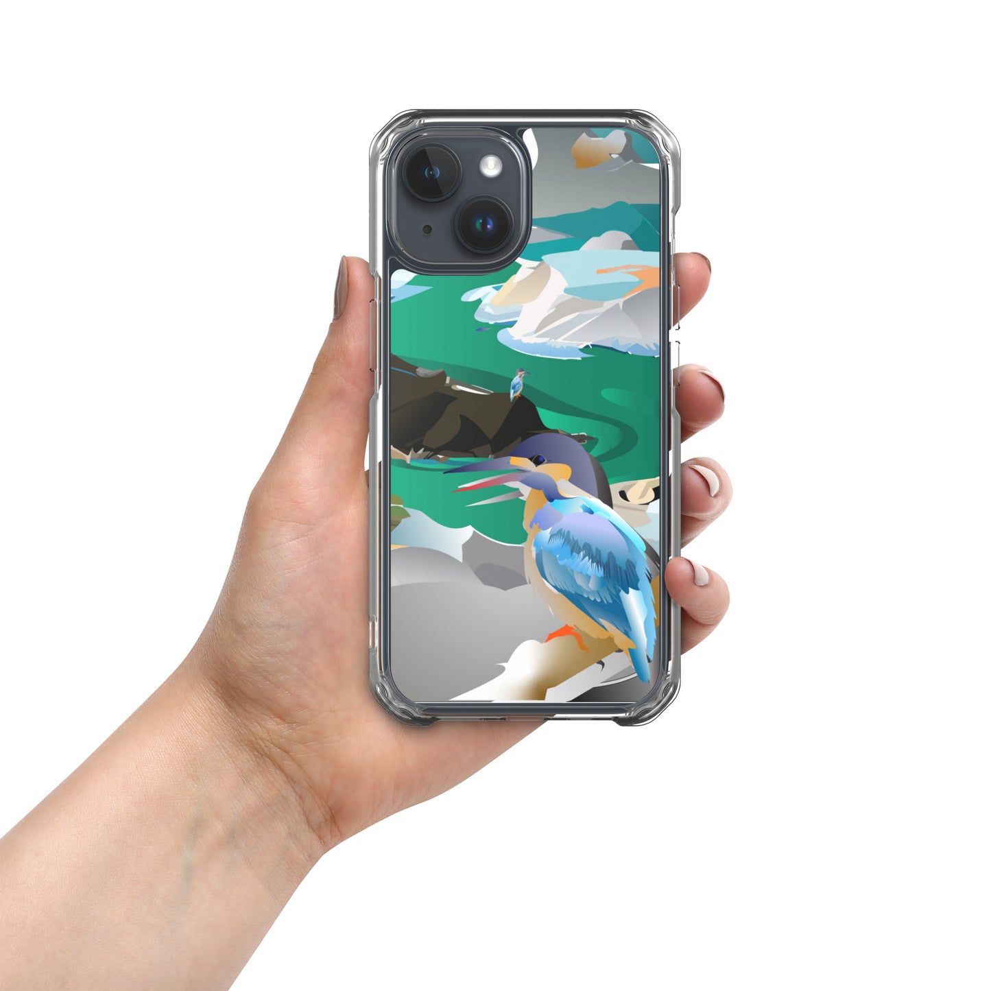 blue bird Clear Case for iPhone®