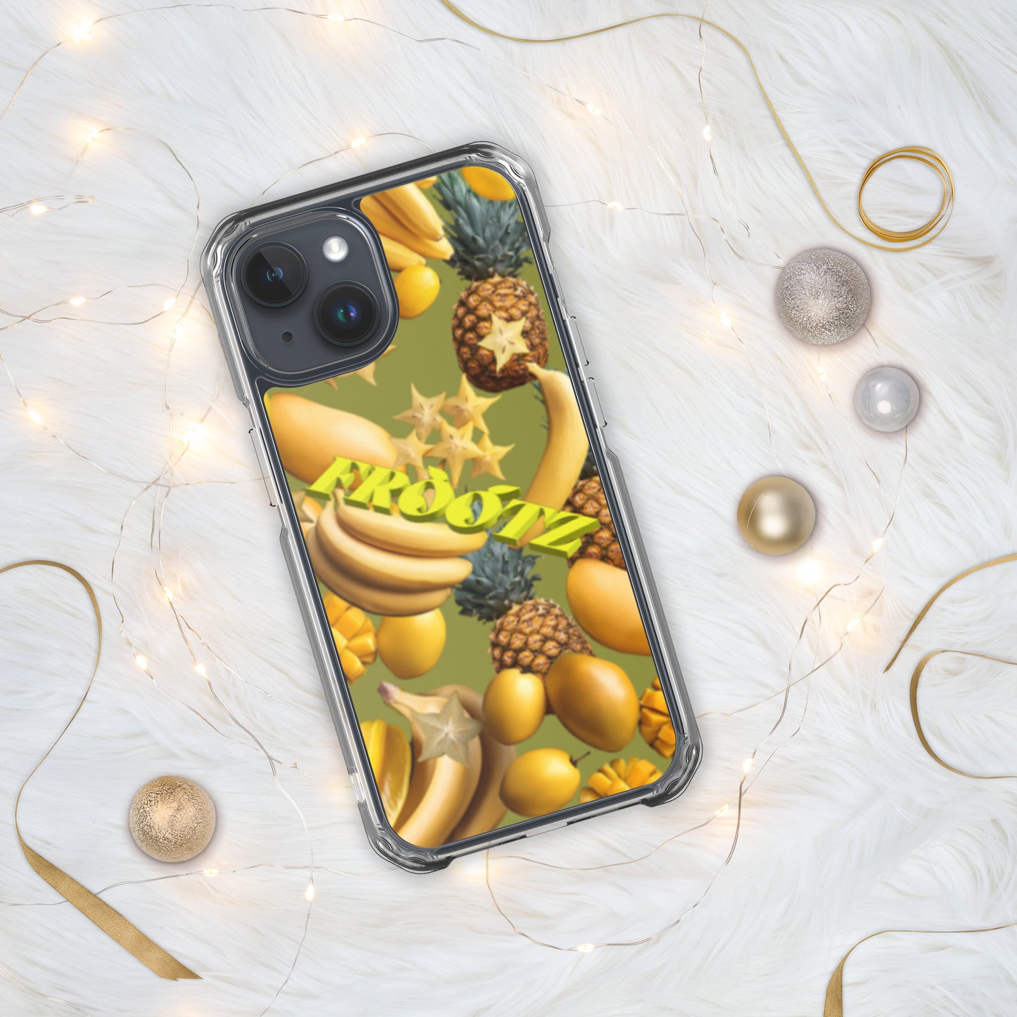 FROOTZ YELLOW Clear Case for iPhone®