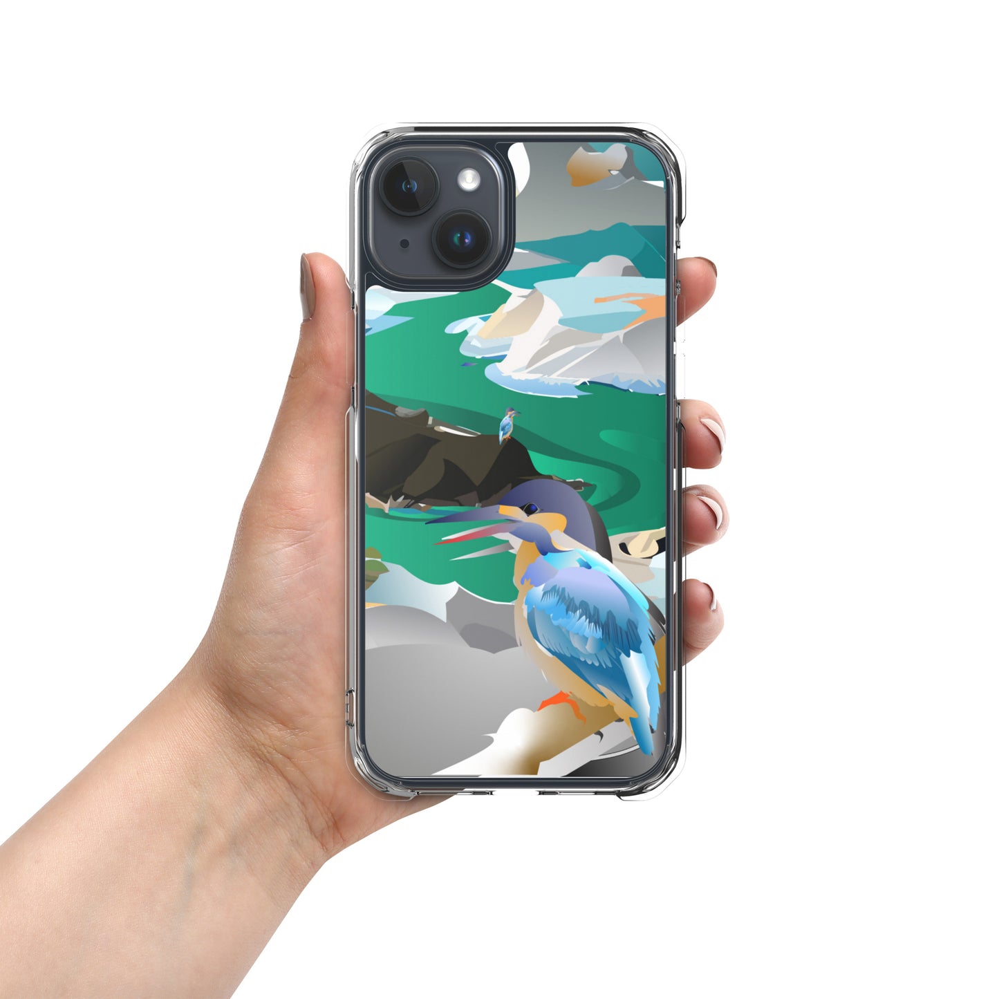 blue bird Clear Case for iPhone®