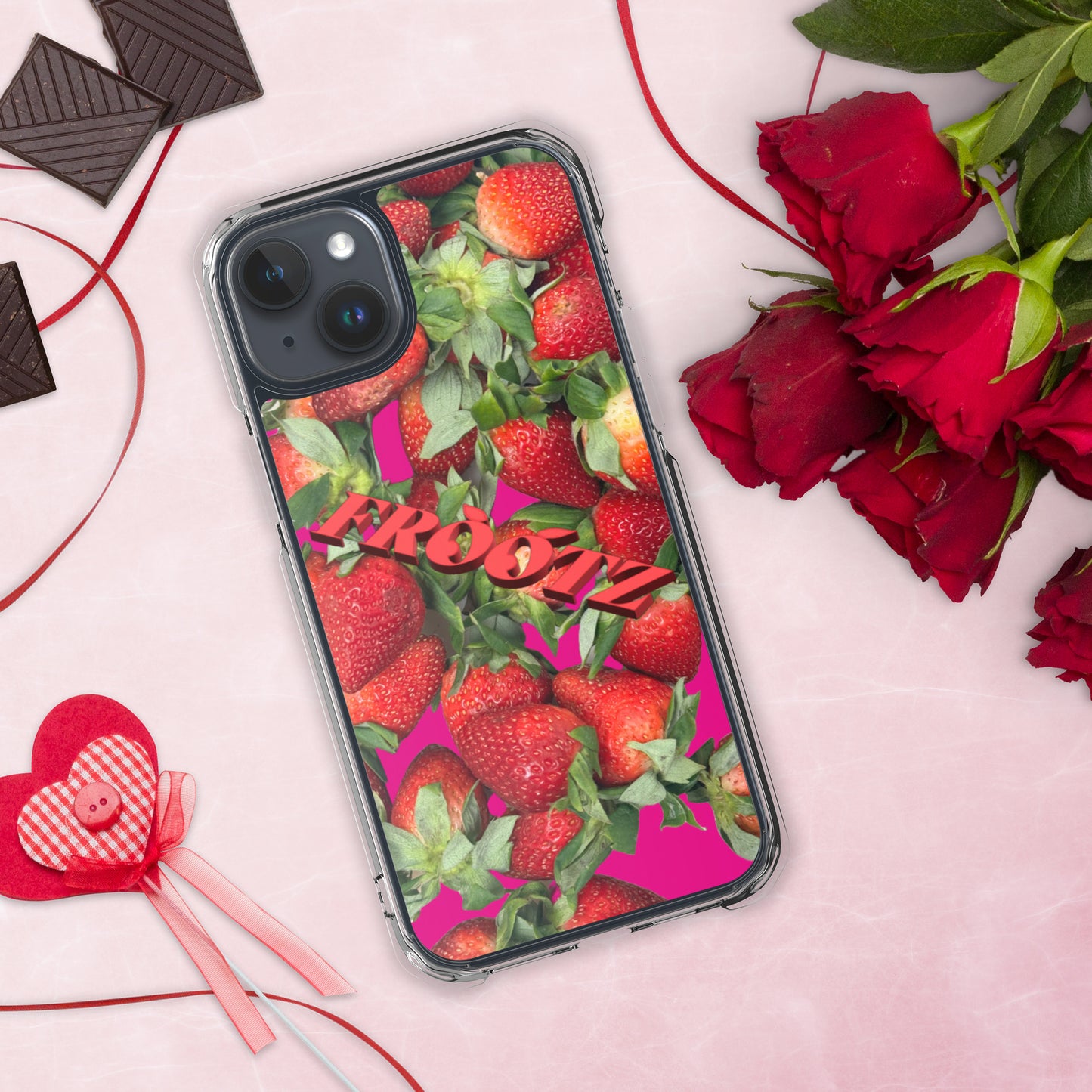 FROOTZ strawberries Clear Case for iPhone®