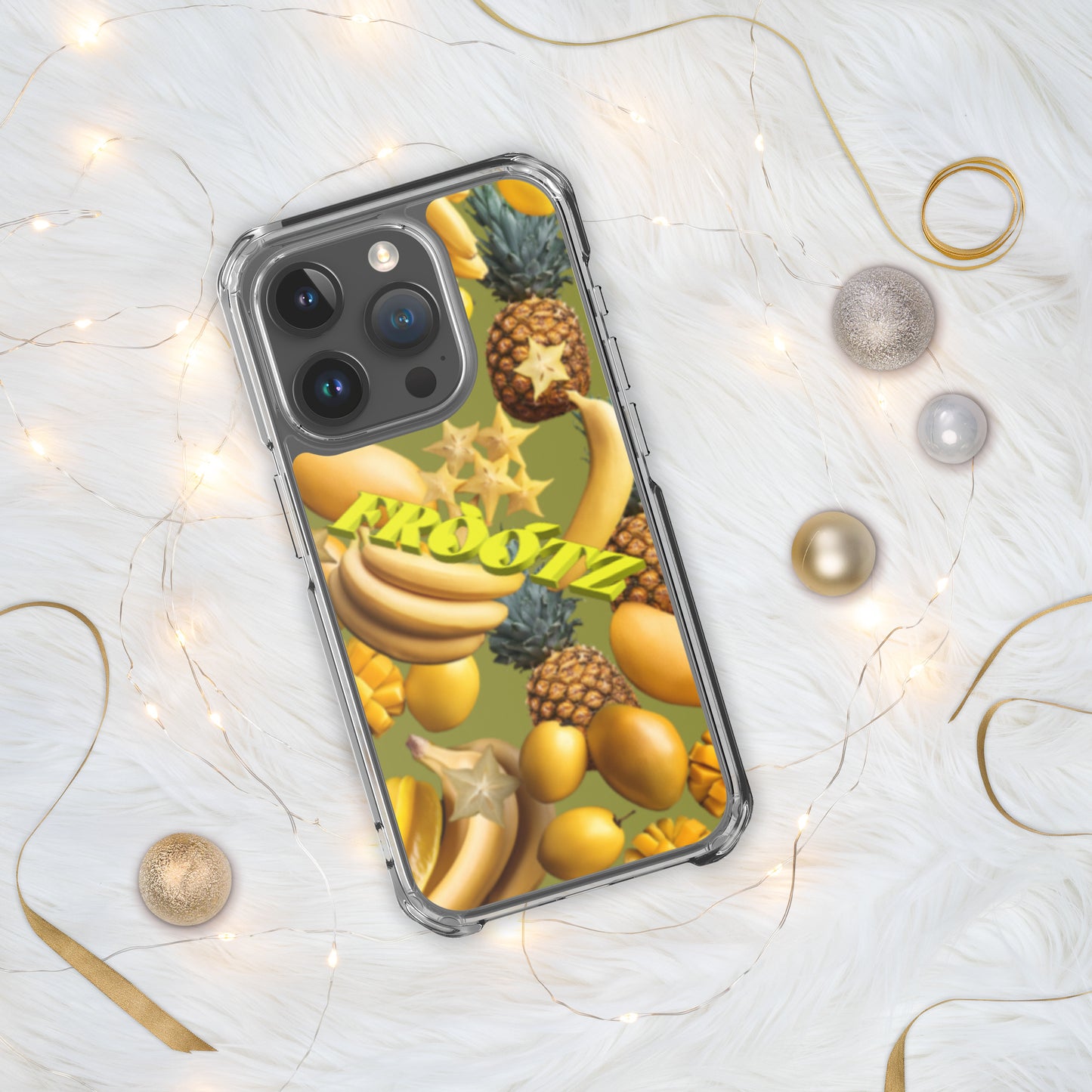 FROOTZ YELLOW Clear Case for iPhone®