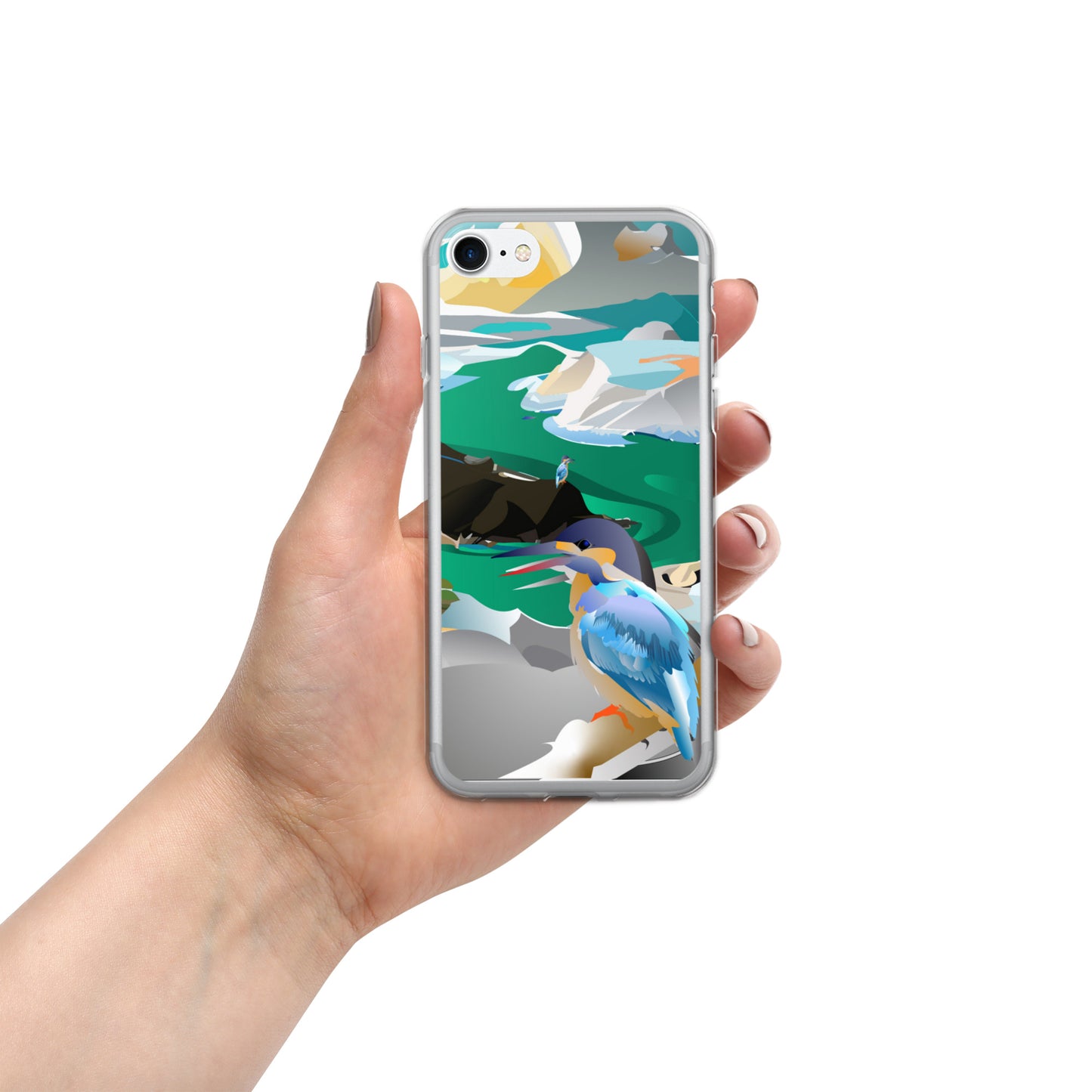 blue bird Clear Case for iPhone®