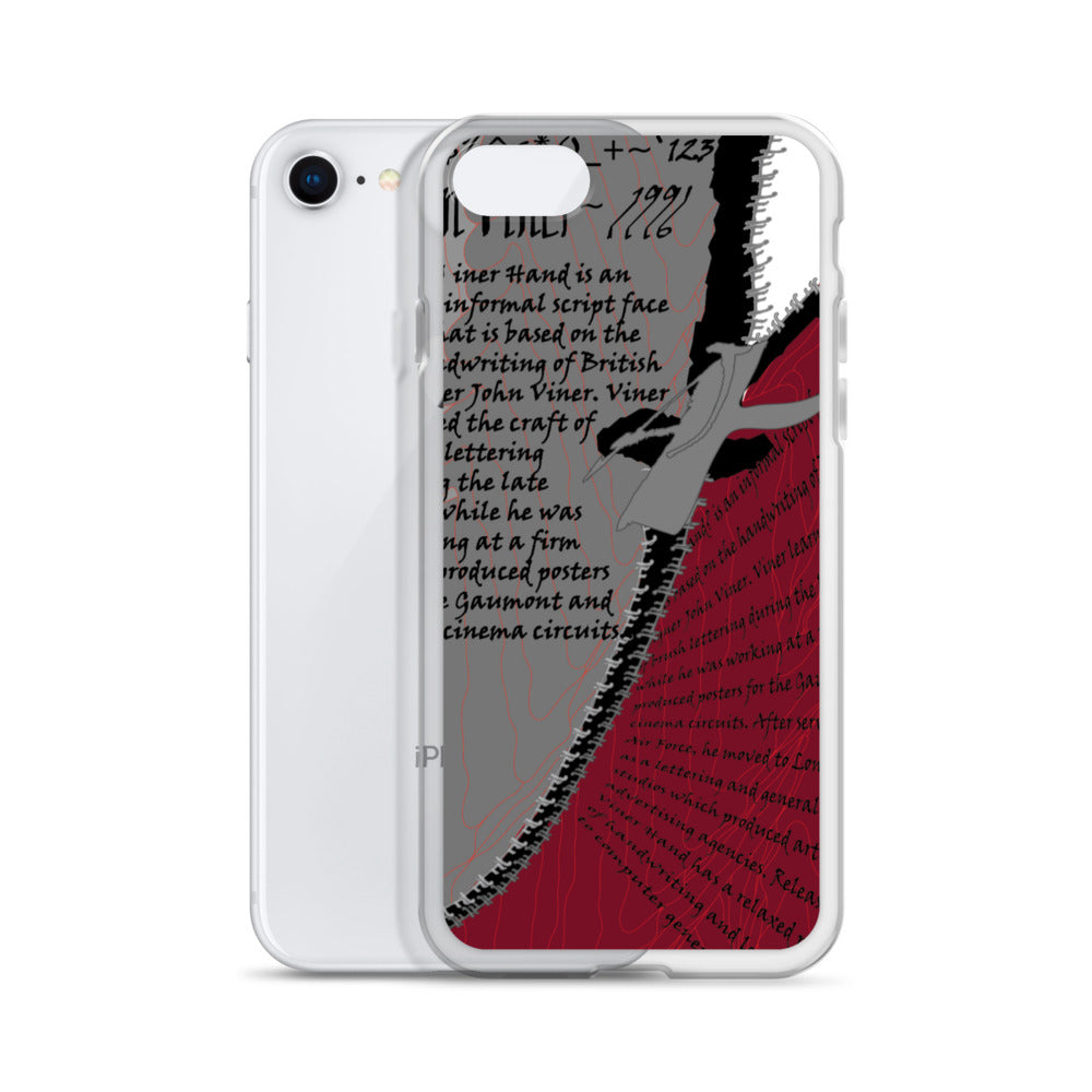 viner typeface case Clear Case for iPhone®