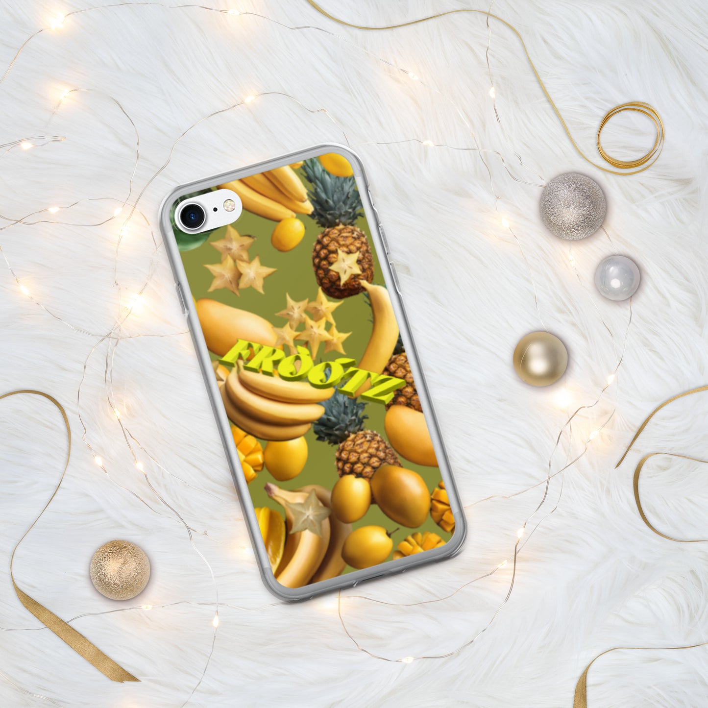 FROOTZ YELLOW Clear Case for iPhone®