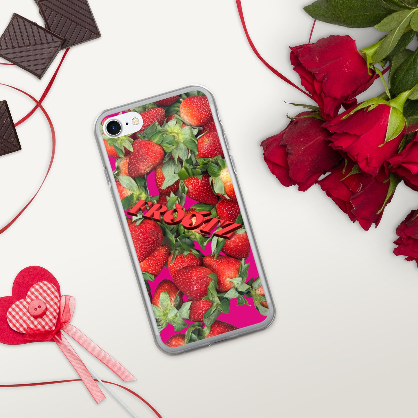 FROOTZ strawberries Clear Case for iPhone®