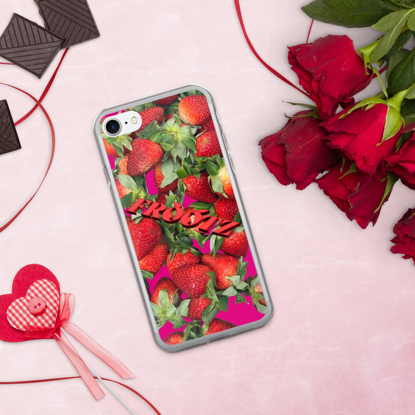 FROOTZ strawberries Clear Case for iPhone®