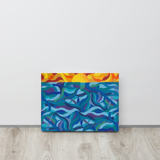 sea sunset Thin canvas