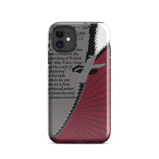 viner typeface case Tough Case for iPhone®