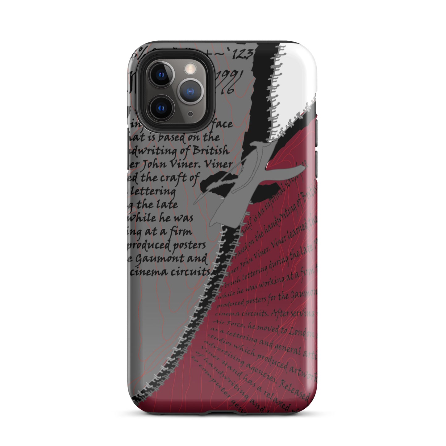 viner typeface case Tough Case for iPhone®