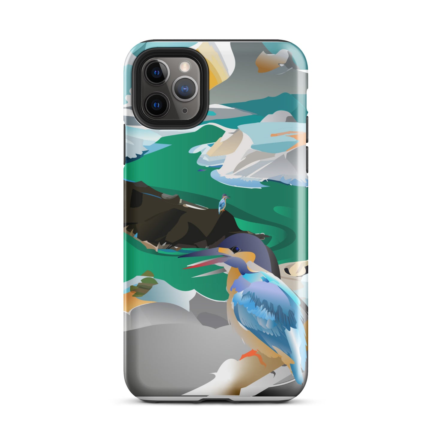 blue bird Tough Case for iPhone®