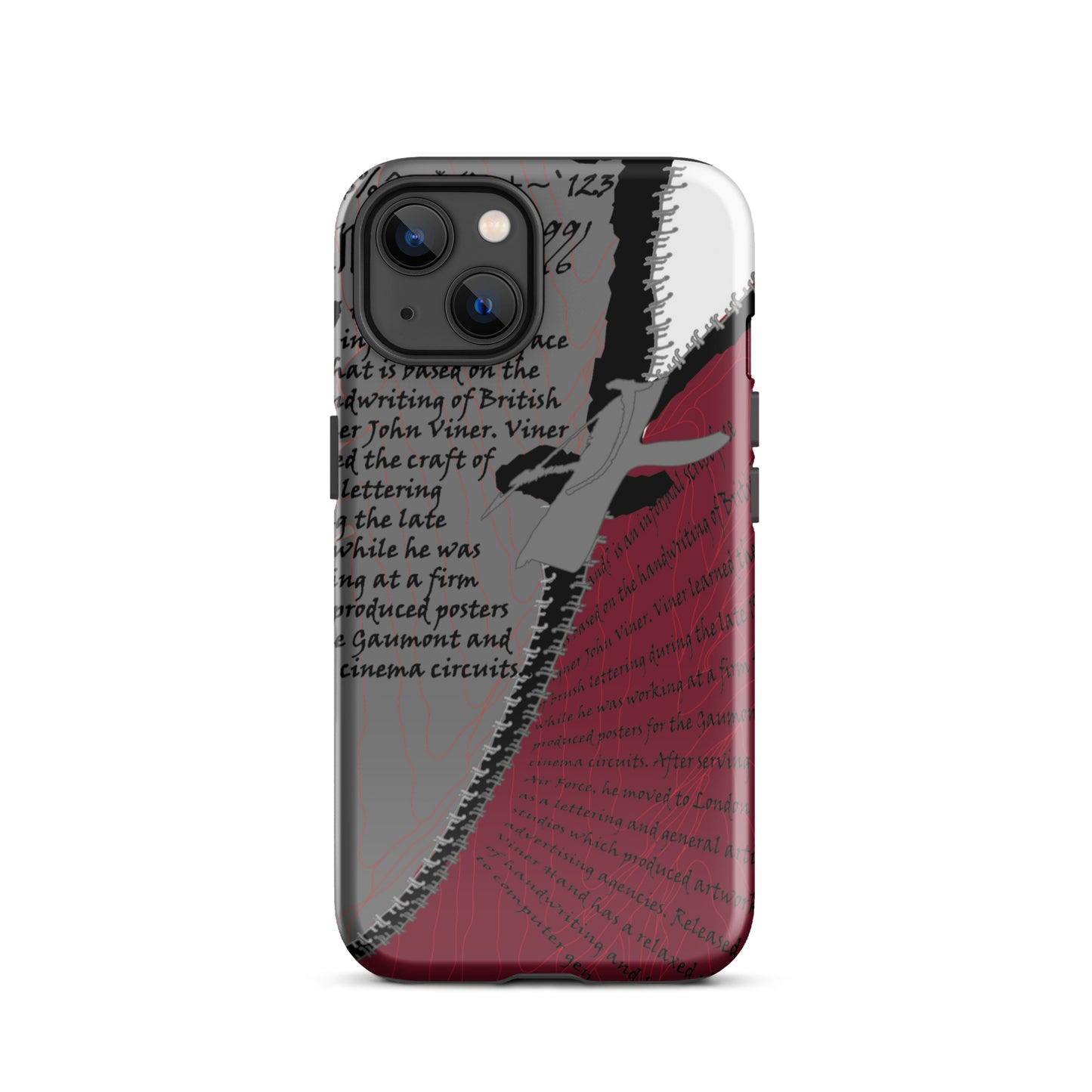 viner typeface case Tough Case for iPhone®