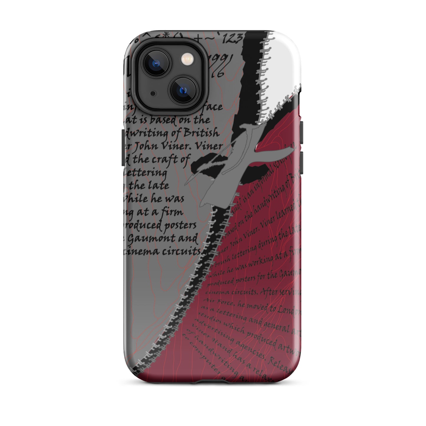 viner typeface case Tough Case for iPhone®