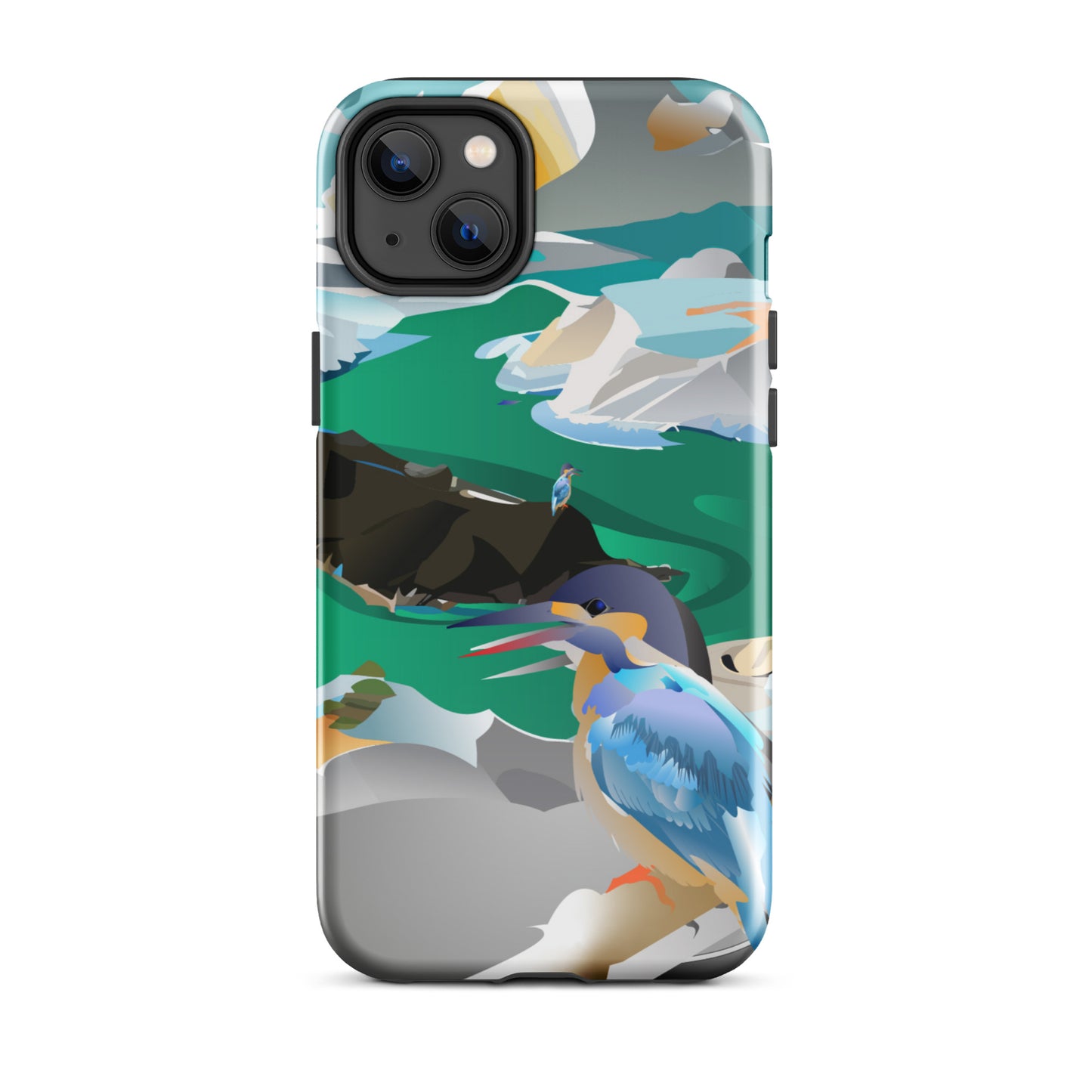 blue bird Tough Case for iPhone®