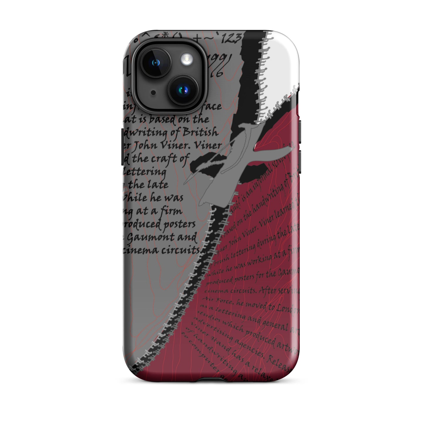 viner typeface case Tough Case for iPhone®