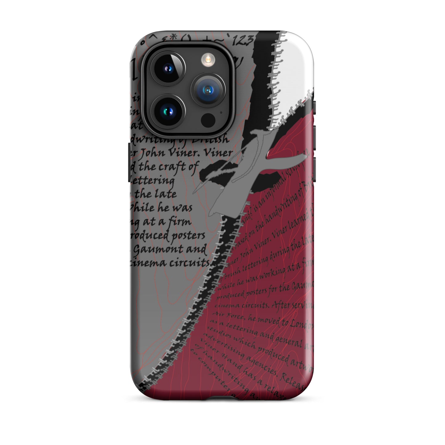 viner typeface case Tough Case for iPhone®